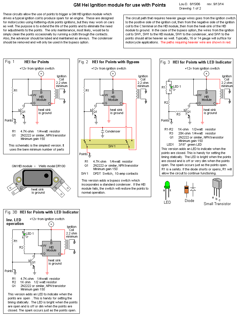 General Motors HEI Ignition Module For Points